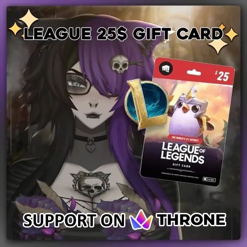League of legends 25$ RP Gift Card