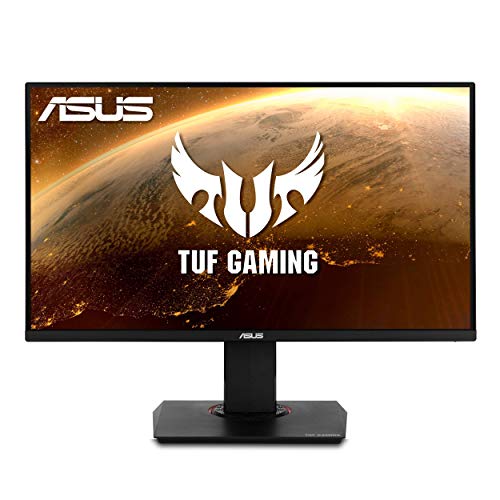 ASUS TUF Gaming VG289Q 28” Gaming Monitor 4K (3840 x 2160) IPS FreeSync Eye Care DisplayPort Dual HDMI HDR 10,BLACK - 28" 4K Height Adjustable - Monitor