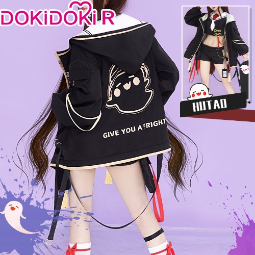 DokiDoki-R Game Genshin Impact Costume Hutao Cosplay Costume Douji Casual | Fullset-XL-PRESALE