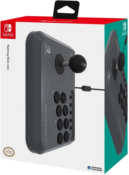 Nintendo Switch Fighting Stick Mini by HORI  - Officially Licensed By Nintendo - Original Switch