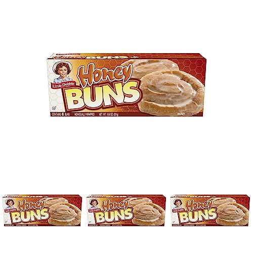 Little Debbie Honey Buns, 10.6 oz (Pack of 4) - 10.6 Ounce (Pack of 4)