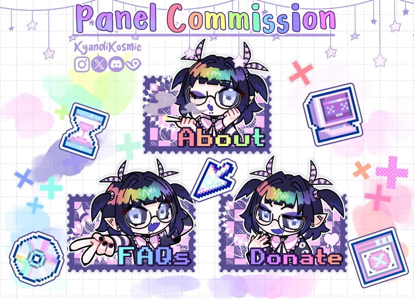 Panels by Kyandi Kosmic (@KyandiKosmic)