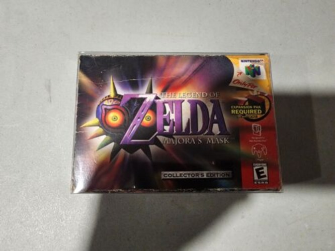 The Legend of Zelda Majora’s Mask N64 Collectors edition box and 2 manuals only  | eBay