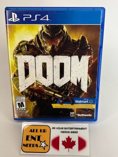Doom (Sony PlayStation 4, PS4)  Excellent Condition Game - CIB 93155170254 | eBay