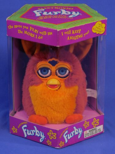 FURBY ORANGE & RED ROOSTER MODEL 70-800 1999 TIGER  | eBay