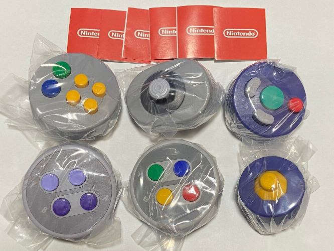 Nintendo Capsule Toy Controller Button Collection 2 Key Chain Japan