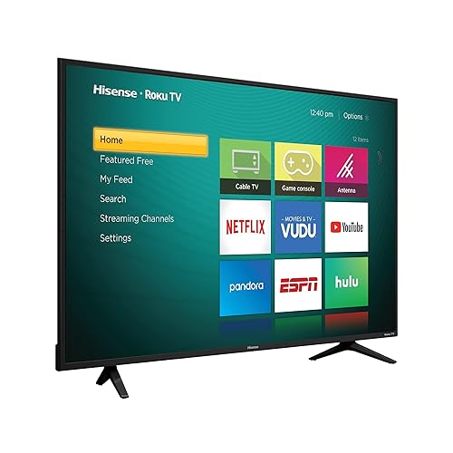 Hisense 65-Inch Class R6 Series 4K UHD Smart Roku TV with Alexa Compatibility, Dolby Vision HDR, DTS Studio Sound, Game Mode (65R6G),Black - 65 in