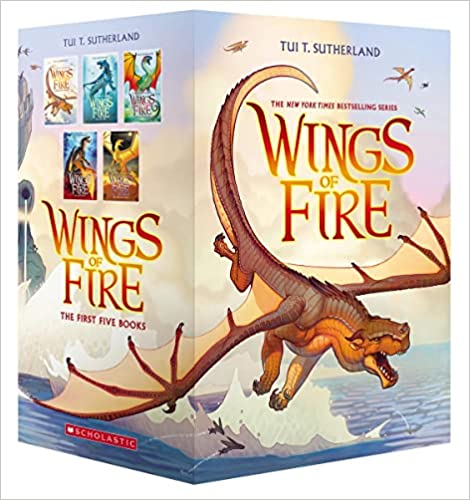 Wings of Fire Boxset, Books 1-5 (Wings of Fire) - Paperback, Box set