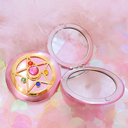 Makeup Compact Mirrors, Personal Portable Travel Handheld Foldable Double Sided Mirror