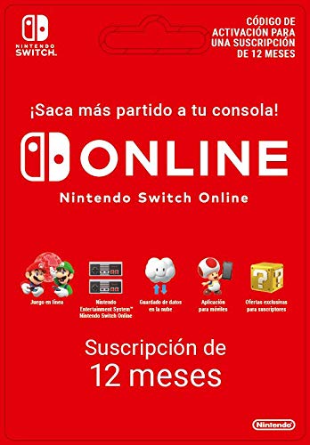 Nintendo Switch Online - 12 meses | Switch Download Code - Nintendo Switch - 12 Meses