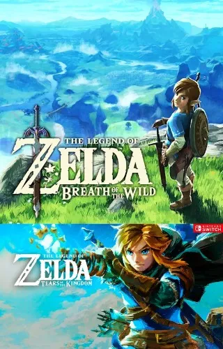 Zelda Breath of the wild + Zelda Tears of the kingdom