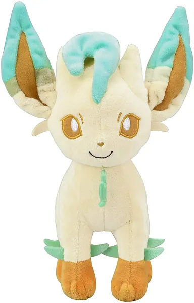 Leafeon Plush - Leafeon Stuffed Animal - Eevee Evolution Plush Figure Toy for Boy, Girl