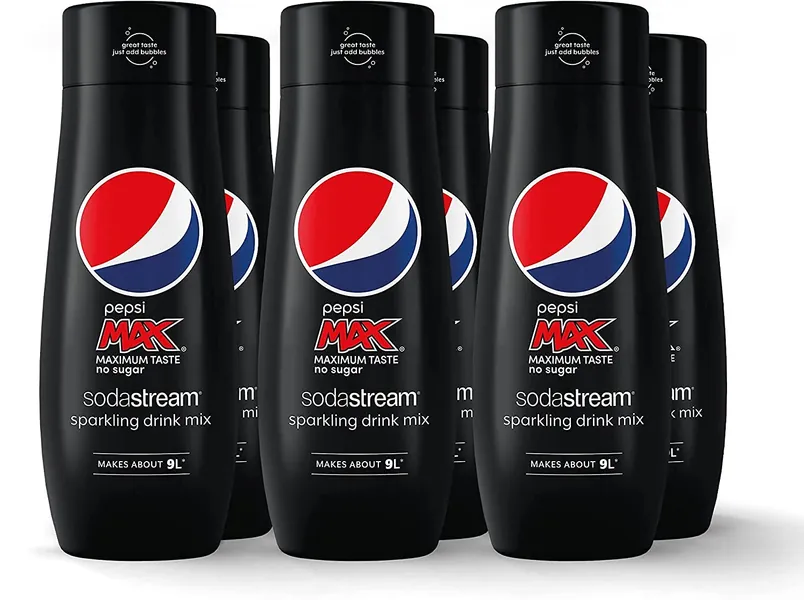 SodaStream Pepsi MAX, Makes Up to 54 Litres - 6 x 440 ml Multipack