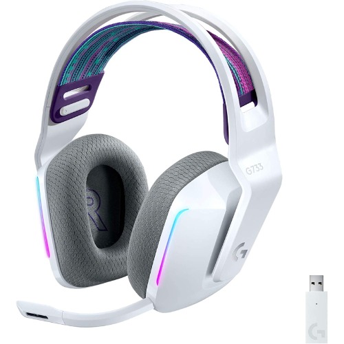 Logitech LIGHTSPEED G733 Wireless RGB Gaming Headset - White ( 981-000886 ) online