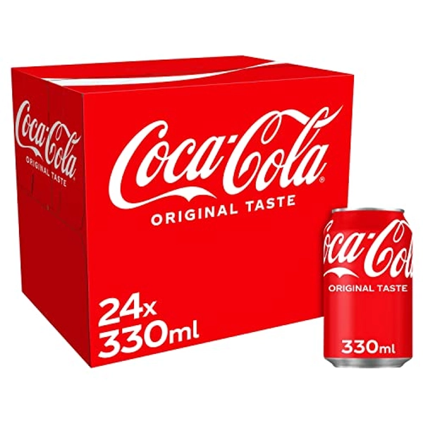 Coca Cola Original, 330ml (Pack of 24) - Cola, Original - 330ml (Pack of 24)