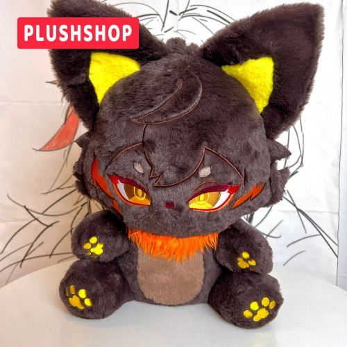 「In Stock」22/45cm Genshin Cat Zhongli Plush Zhonglimeow Cute Puppet | 45cm-B