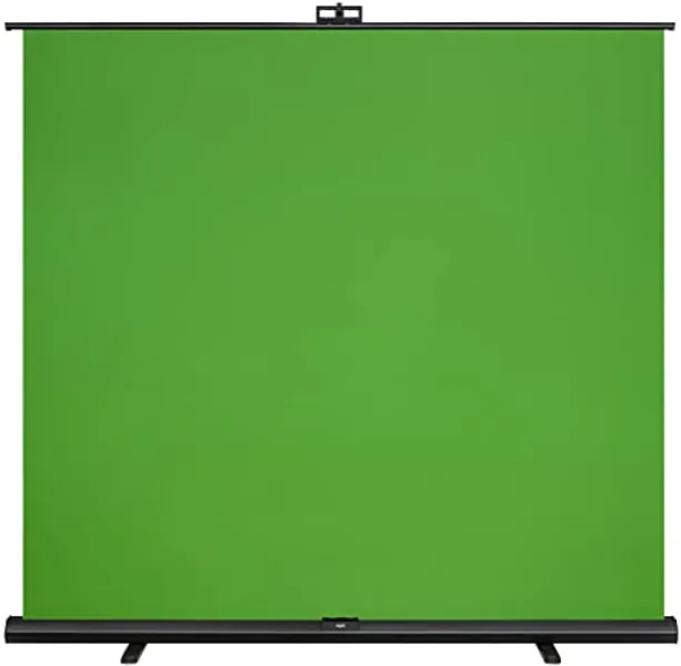 Elgato Green Screen XL - Extra Wide 79x72 Chroma Key Panel, Wrinkle-Resistant Fabric for Background Removal for Streaming, Video Conferencing, on Instagram, YouTube, TikTok, Zoom, Teams, OBS