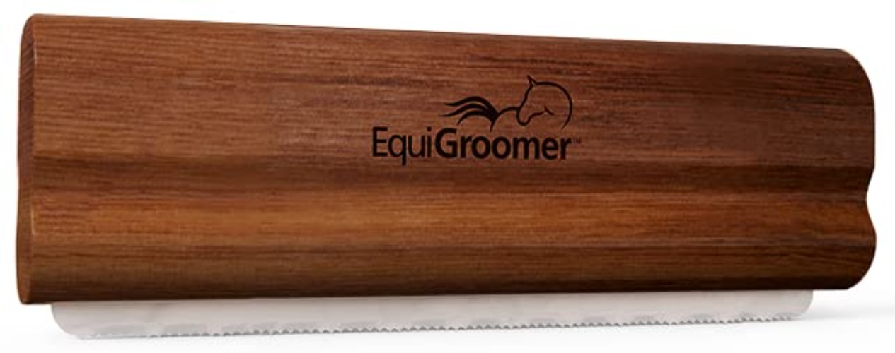 EquiGroomer Deshedding Brush for Dogs and Cats | Undercoat Tool for Large and Small Pets | Comb Removes Loose Dirt, Hair and Fur While | Perfect for Short and Long Hair Grooming Shedding (5", Brown) - 5" - Mahogany