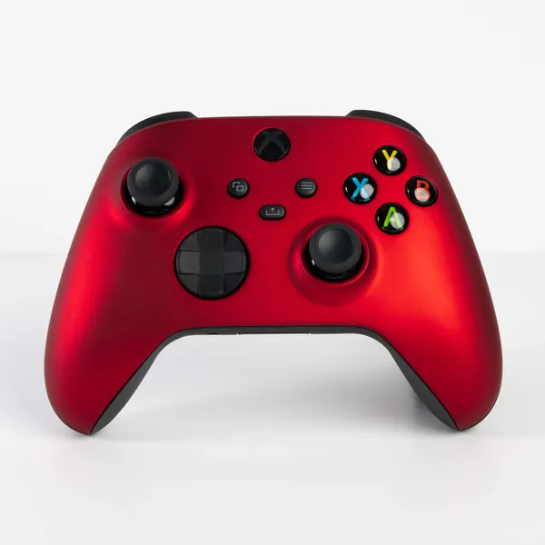 Microsoft Xbox Series X/S Wireless Bluetooth Controller Xbox Series Custom Soft Touch Red Compatible with Xbox One - red