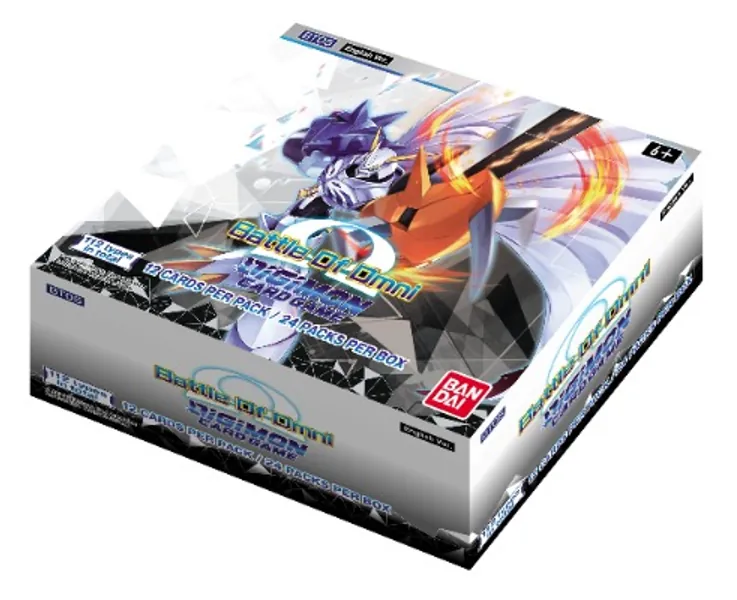 2021 Digimon English TCG Battle of Omni BT05 Booster Box - 24 Packs