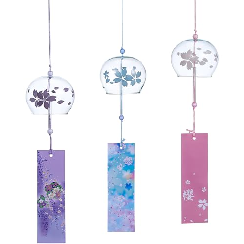 3 Cherry Blossom Wind Chimes