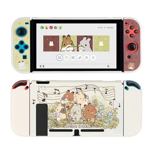 GeekShare Protective Case for Nintendo Switch, Bunny Theme