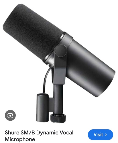 Shure mic sm7b