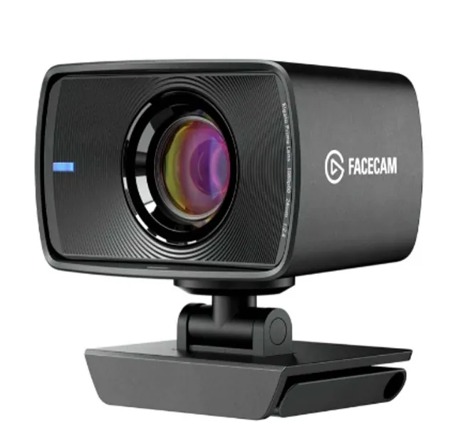 Elgato Facecam - 1080p60 Full HD Webcam for Video Conferencing, Gaming, Streaming, Sony Sensor, Fixed-Focus Glass Lens, Optimized for Indoor Lighting, Onboard Memory, Works with Zoom, Teams, PC/Mac