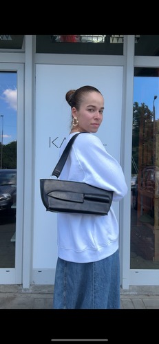 Knife mini bag in from the F*CK *FF collection | KalinaLeatherCraft 