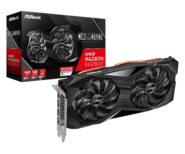 ASRock グラフィックボード RX 6700 XT Challenger D 12G 搭載モデル 【国内正規代理店品】 RX6700XT