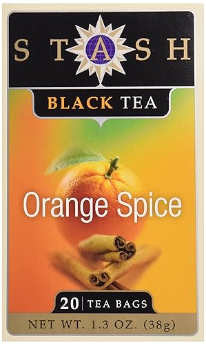 Stash Orange Spice Black Tea, Tea , 20 ct - Orange Spice - 20 Count (Pack of 1)