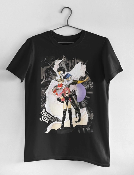 Phantasy Star Unisex T-Shirt - JRPG - Hitoshi Yoneda - Sega Genesis - Mega Drive - Chrono Trigger - Final Fantasy - Lunar - Gaming Shirt