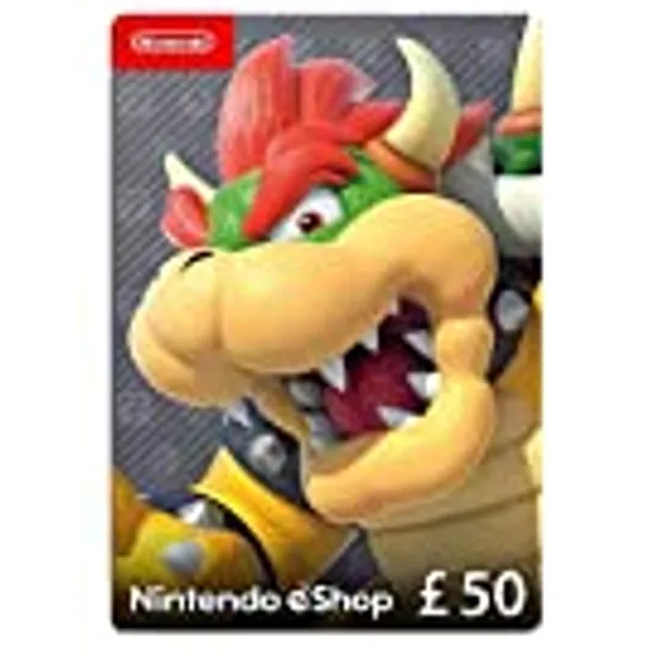 Nintendo eShop Card | 50 GBP voucher | Download Code | UK only | Switch