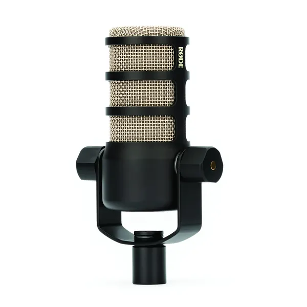 RØDE PodMic Broadcast-quality Dynamic Microphone with Integrated Swing Mount for Podcasting, Streaming, Gaming, and Voice Recording,Black
