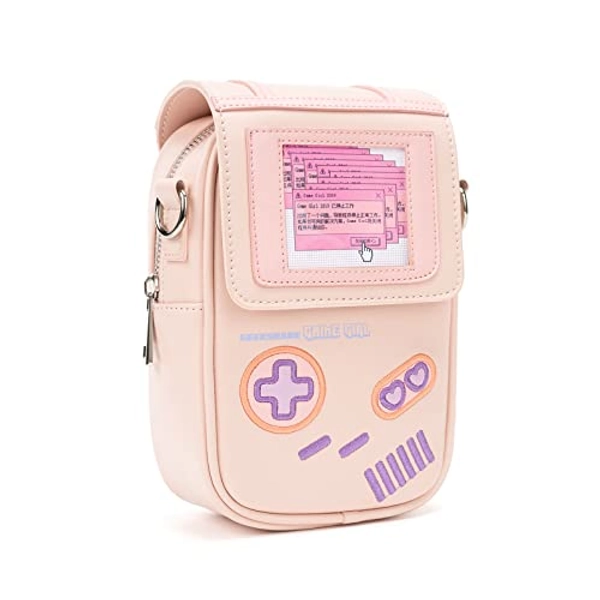 GeekShare Game Girl Crossbody Bag Backpacks Bag Purse with DIY Card Slot For Women