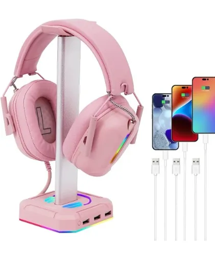 Pink Headphone Stand