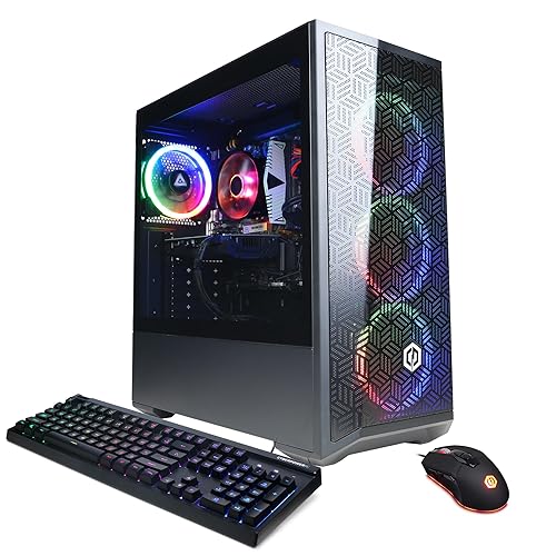 CyberPowerPC Gamer Xtreme VR Gaming PC, Intel Core i5-14400F 2.5GHz, GeForce RTX 4060 8GB, 16GB DDR5, 2TB PCIe Gen4 SSD, WiFi Ready & Windows 11 Home (GXIVR8060A20) - i5-14400F/RTX 4060