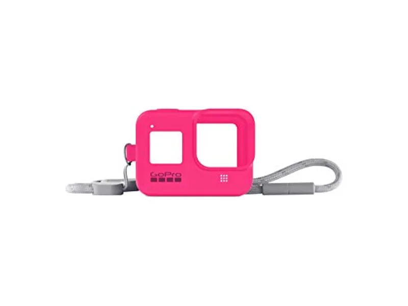 GoPro Sleeve + Lanyard (HERO8 Black) Electric Pink - Official GoPro Accessory