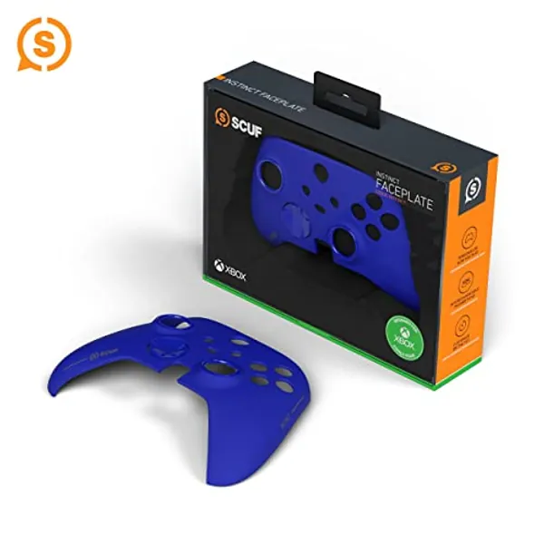SCUF Instinct Removeable Faceplate, Xbox Series X|S and Xbox One Controller Color Design - Blue (Xbox Series X)