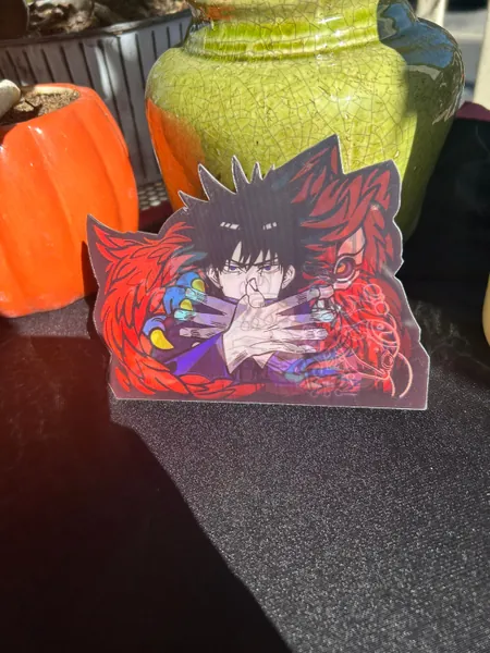 High Quality Anime 3D Motion Sticker | Car Decal | Laptop Decal