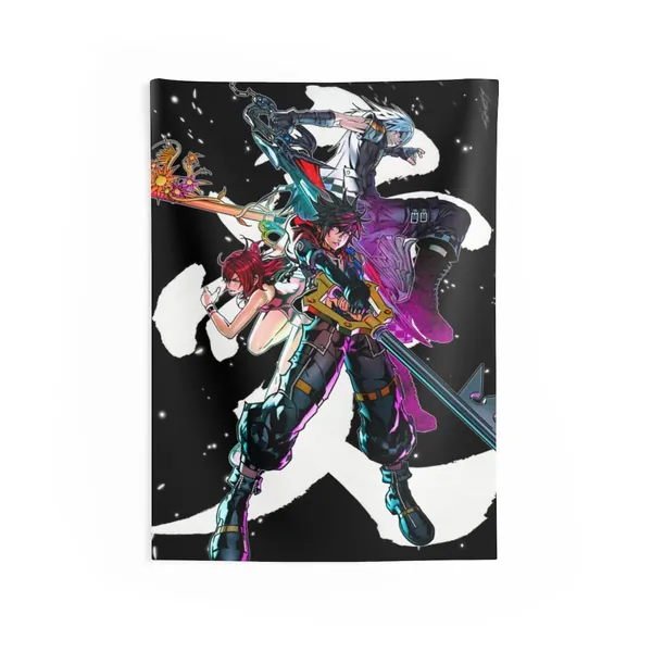 Sora, Riku & Kairi | Kingdom Hearts Wall Tapestry | Kingdom Hearts Wall Hanging | Gaming Room Wall Art | KH Gift | Keyblade | KH2 KH3 Kh4