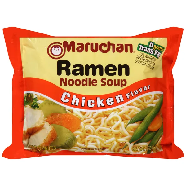 Maruchan Ramen Chicken Flavor Noodle Soup,(Pack of 12),3 oz each - Chicken Flavor