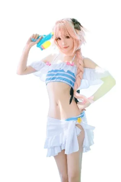 Nuoqi Astolfo/Tamamo no Mae Cosplay Costume Swimsuit Japanese Anime Bikini