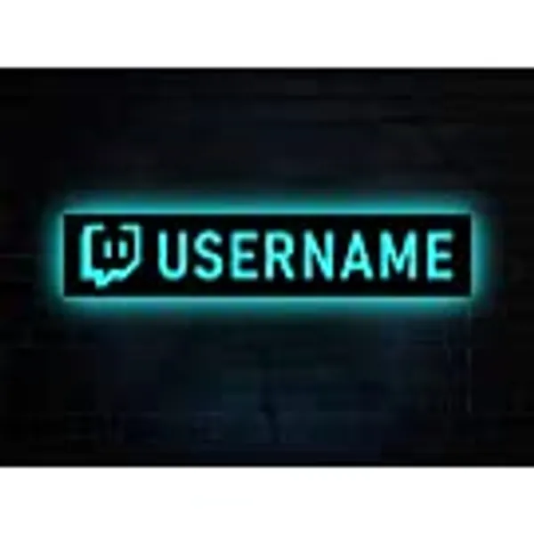 Custom Gamer Tag Neon Sign, Gamer Tag For Twitch, Gamer Tag Led, Gamer Tag Light, Gamer Tag Gift, Gamertag Sign, Personalization Gamer Tag Night Light
