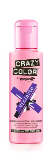 Renbow Crazy Color Semi Permanent Hair Color Cream Violette No.43 100ml