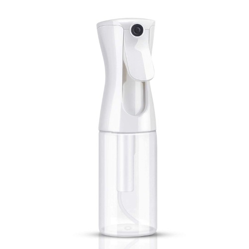 Hair Spray Misting Bottle, 200ml Refillable Fine Mist Sprayer Bottle, Ultra Fine Continuous Water Mister For Salon, Gardening, Plants & Skin Care (Transparent)