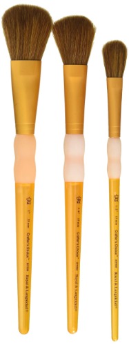 Royal Brush Crafter's Choice Camel Brush Set, 1/2", 3/4", 1"
