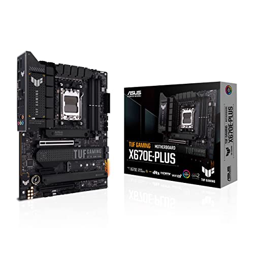 ASUS TUF GAMING X670E-PLUS AMD Ryzen AM5 ATX motherboard, 16 power stages, PCIe 5.0, DDR5 memory, four M.2 slots, 2.5 Gb Ethernet, USB4 header and Aura Sync - ROG CROSSHAIR VIII FORMULA