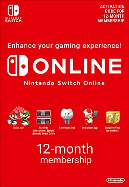 Nintendo Switch Online Membership - 12 Months | Switch Download Code