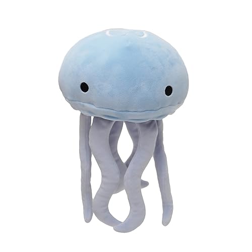 Avocatt Blue Jellyfish Plushie Toy - 10 Inches Stuffed Animal Plush - Plushy and Squishy Jellyfish with Soft Fabric and Stuffing - Cute Toy Gift for Boys and Girls